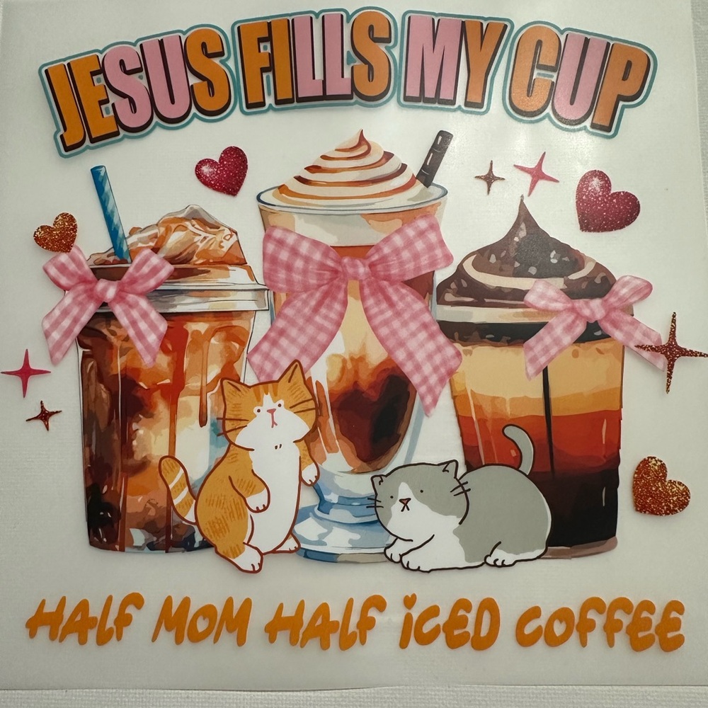 Heat Transfers coffee & Animal lovers